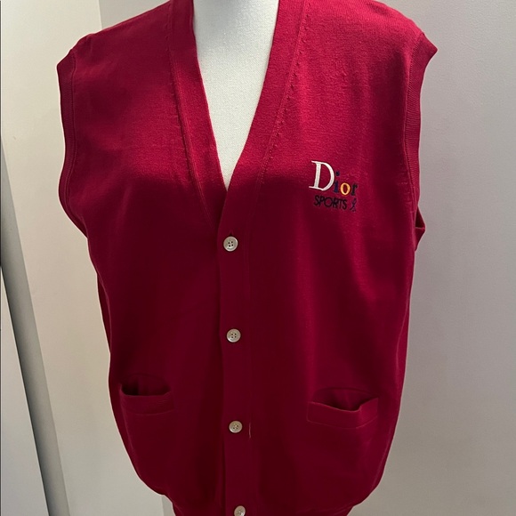 Dior Sports Dark Red Vest